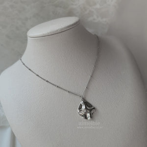 Modern Fragment Necklace - Silver