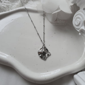 Modern Fragment Necklace - Silver