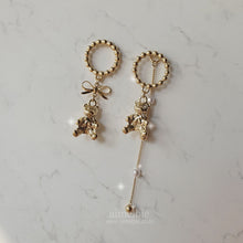 Load image into Gallery viewer, You are my Teddy bear Earrings - Gold ver.