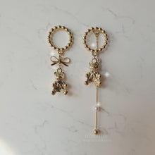 Load image into Gallery viewer, You are my Teddy bear Earrings - Gold ver.