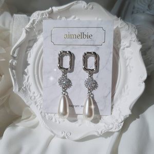 [IU Earrings] Urban City Earrings - Silver