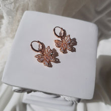Load image into Gallery viewer, Butterfly Fairy Huggies Earrings - Rosegold