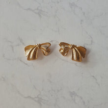 Load image into Gallery viewer, Jane Ribbon Earrings - Gold Color