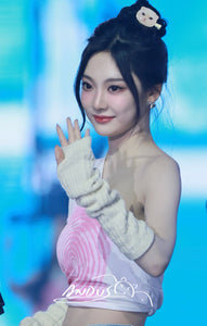 [Aespa NingNing Earrings] Jane Ribbon Earrings - Silver Color