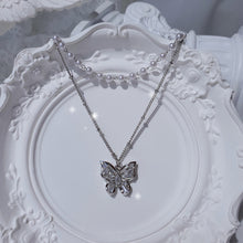 Load image into Gallery viewer, [(G)I-DLE Miyeon, Baby Monster Pharita Necklace] Butterfly Fairy Layered Necklace