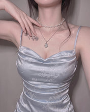Load image into Gallery viewer, Elegant Layered Pearl Choker Necklace - Silver ver.