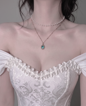 Load image into Gallery viewer, [Anti-tarnish] Baroque Blue Layered Necklace