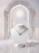 Load image into Gallery viewer, [TWICE Chaeyoung Necklace] Adorable Ribbon Pearl Choker - Silver Color