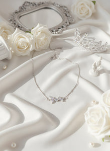 [Baby DONT Cry Yihyun Necklace] Dreamy Crystal Semi Choker Necklace