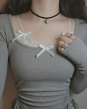 Load image into Gallery viewer, [Aespa Winter Choker] Vintage Heart Locket Choker - Silver ver.