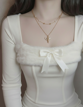 Load image into Gallery viewer, Baby Angel Layered Necklace - Gold ver. (STAYC Isa Necklace)