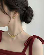 Load image into Gallery viewer, Supernova Heart Earrings - Gold Color