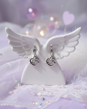 Load image into Gallery viewer, [VIVIZ Eunha Earrings] Pretzel Huggies Earrings - Silver Color