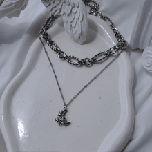 Load image into Gallery viewer, [Baby Monster Rora Necklace] Balletcore Moon Layered Necklace