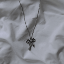 Load image into Gallery viewer, [I-DLE Minnie Necklace] Ballet Ribbon Necklace (Stainless Steel)