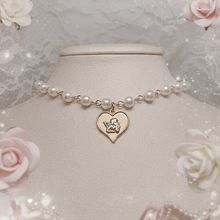 Load image into Gallery viewer, Baby Angel Pearl Choker - Gold Color. (Billlie Tsuki Necklace)