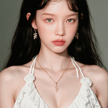 Load image into Gallery viewer, [Anti-tarnish] Forest Leaves Necklace - Gold (STACY Yoon Necklace)