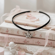 Load image into Gallery viewer, [KiiiKiii JIYU Necklace] Petit Angel Choker Necklace - Silver Color