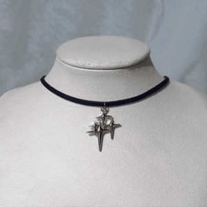 [Stray Kids Han Necklace] Sparkle Sparkle Choker Necklace - Silver Color