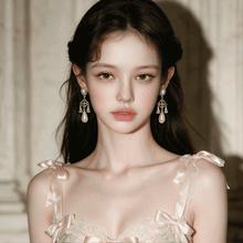 Load image into Gallery viewer, [Twice Tzuyu, Jo Yuri Earrings] Rococo Chandelier Earrings - Silver