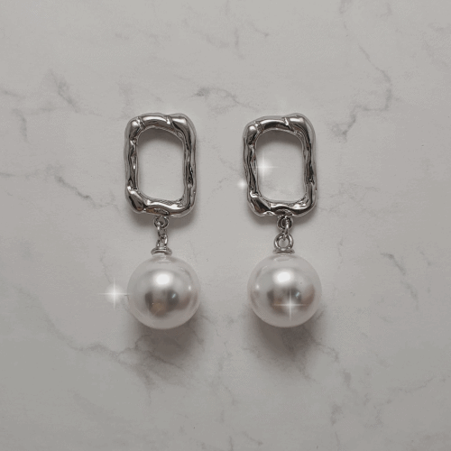 [Aespa Winter Earrings] Judy Earrings - Silver