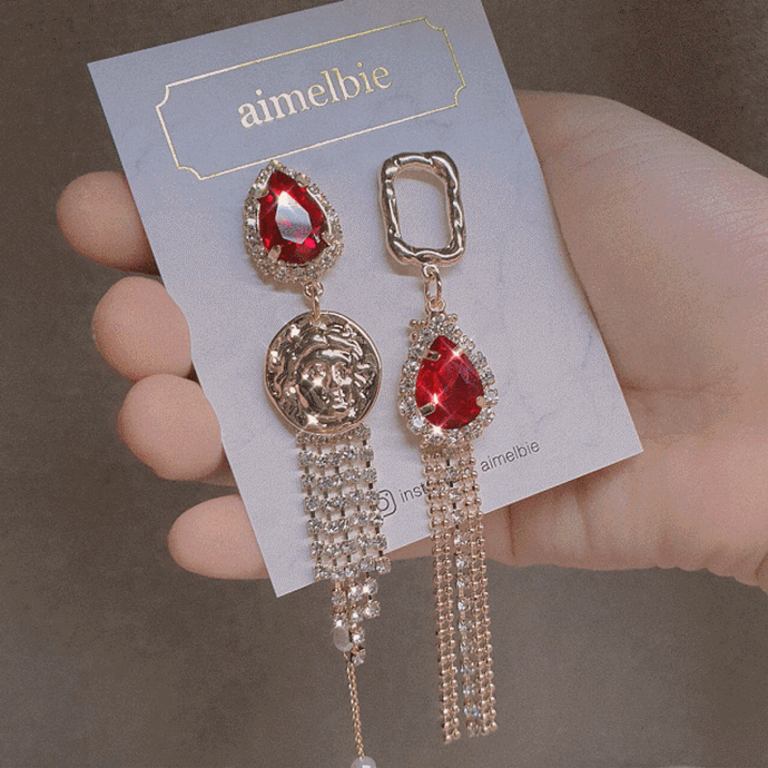 Apollon Red Earrings (STAYC Isa Earrings)