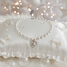 Load image into Gallery viewer, [IVE Gaeul, IDLE Shuhua, Choi Yena Necklace] Baby Angel Pearl Choker - Silver ver.