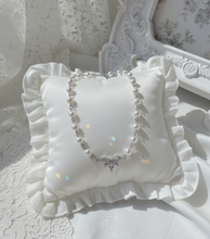 Load image into Gallery viewer, [Jo Yuri Necklace] Heavenly Crystal Pearl Choker Necklace - Silver Color
