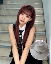 Load image into Gallery viewer, Baroque Angel Pearl Choker Necklace - Silver (VIVIZ Eunha, KISS OF LIFE Julie Necklace)