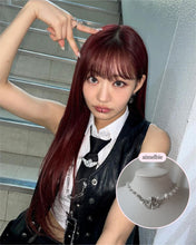 Load image into Gallery viewer, Baroque Angel Pearl Choker Necklace - Silver (VIVIZ Eunha, KISS OF LIFE Julie Necklace)