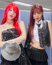 Load image into Gallery viewer, Baroque Angel Pearl Choker Necklace - Silver (VIVIZ Eunha, KISS OF LIFE Julie Necklace)
