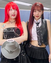 Load image into Gallery viewer, Baroque Angel Pearl Choker Necklace - Silver (VIVIZ Eunha, KISS OF LIFE Julie Necklace)