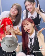 Load image into Gallery viewer, Baroque Angel Pearl Choker Necklace - Silver (VIVIZ Eunha, KISS OF LIFE Julie Necklace)