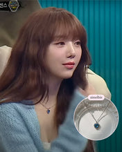 Load image into Gallery viewer, Blue Crystal Heart Layered Necklace (Lovelyz Kei Necklace)