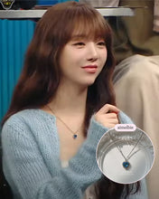Load image into Gallery viewer, Blue Crystal Heart Layered Necklace (Lovelyz Kei Necklace)