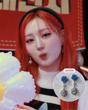 Load image into Gallery viewer, Blue Rose Spell Earrings (H1-Key Hwiseo Earrings)