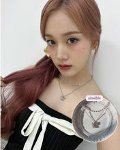 Load image into Gallery viewer, [(G)I-DLE Miyeon, Baby Monster Pharita Necklace] Butterfly Fairy Layered Necklace