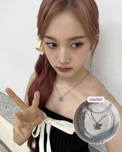 Load image into Gallery viewer, [(G)I-DLE Miyeon, Baby Monster Pharita Necklace] Butterfly Fairy Layered Necklace