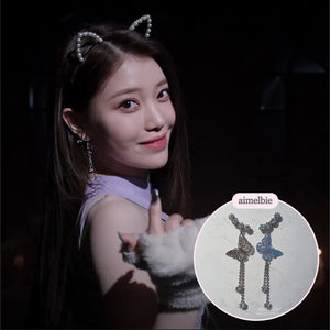 Butterfly Elf Queen Earrings (Woo!ah! Nana, Kep1er Xiaoting Earrings)