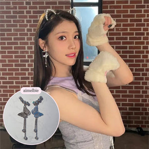 Butterfly Elf Queen Earrings (Woo!ah! Nana, Kep1er Xiaoting Earrings)