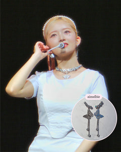[IVE Rei, Kep1er Xiaoting, Woo!ah! Nana Earrings] Butterfly Elf Queen Earrings