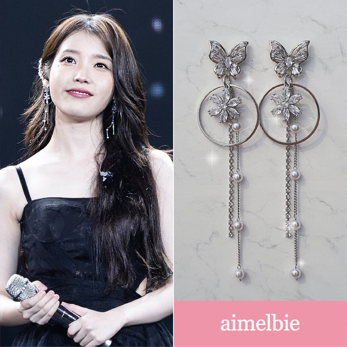 [IU Earrings] Butterfly Fairy in the Garden Earrings