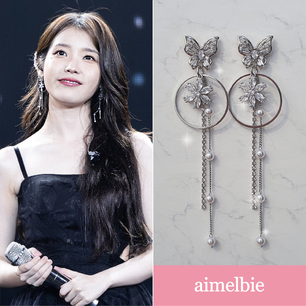 [IU Earrings] Butterfly Fairy in the Garden Earrings