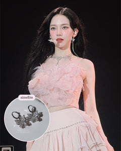 [Aespa Karina Earrings] Butterfly Fairy Huggies Earrings