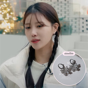 [Aespa Karina Earrings] Butterfly Fairy Huggies Earrings