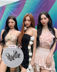[Aespa Karina Earrings] Butterfly Fairy Huggies Earrings
