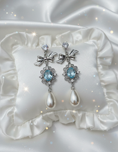 Load image into Gallery viewer, [IVE Wonyoung, Rei Earrings] Aqua Jewel Princess Earrings - Fancy