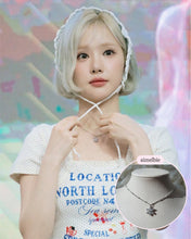 Load image into Gallery viewer, Diamond Petals Semi-Choker Necklace - Silver (VIVIZ Eunha Necklace)