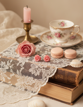 Load image into Gallery viewer, [Hearts2Hearts Ana Earrings] Petit Rose Cabochon Earrings - Pink