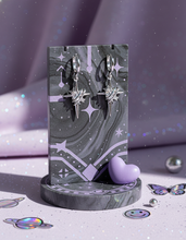 Load image into Gallery viewer, [SNSD Taeyeon Earrings] Love Planet Huggies earrings - Silver Color
